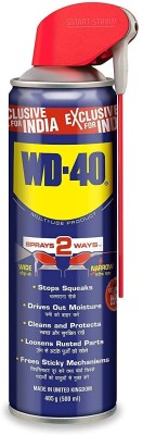 WD40 Multipurpose SmartStraw Spray for Rust Removal,Sticky Residue,Descaling,Cleaning Rust Removal Aerosol Spray(500 ml)