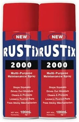 RUSTIX Multipurpose Rust Remover Aerosol Spray - Ideal for Metallic Surfaces, Rust Removal Aerosol Spray(100 ml)