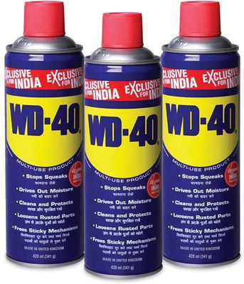WD40 341gm ( setof 3 nos) Rust Removal Solution with Trigger Spray(1025 g)