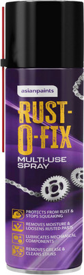 Asian Paints Rust-O-Fix MultiUse Spray Protects from Rust, Lubricates, Cleans & Loosens Parts Rust Conversion Aerosol Spray(500 ml)