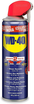 WD40 Multipurpose SmartStraw Spray for Rust Removal,Sticky Residue,Descaling,Cleaning Rust Removal Aerosol Spray(500 ml)