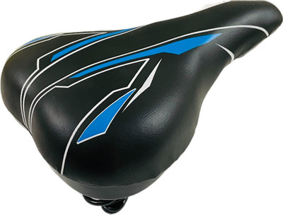 ShreNik Bicycle Saddle/Seat Cycle Suspension Springs PU Form Mountain Bikes Black-Blue Saddle(Blue)