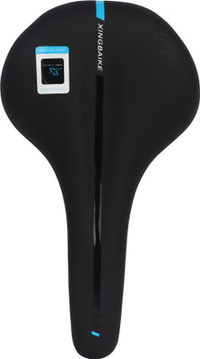 SHIVEXIM NEW MTB Saddle Comfort Very Soft Leather Cushion Bike Saddle PU Leather Saddle(Black)