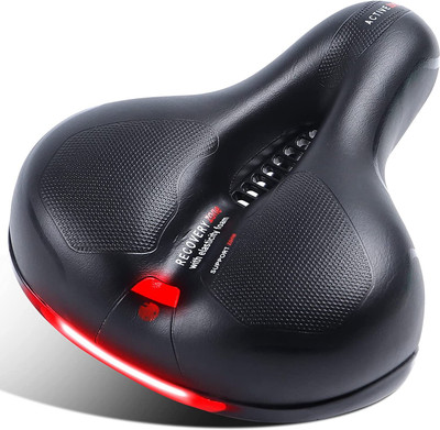 NSV Universal Fit for Any Cycle | Quick Removable Tail Light with USB Charging Saddle(Black, Red)