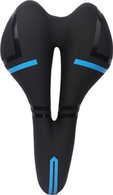 TUHI Comfortable Bike Seat Universal Replacement Bicycle Saddle Saddle Saddle(Black, Blue)