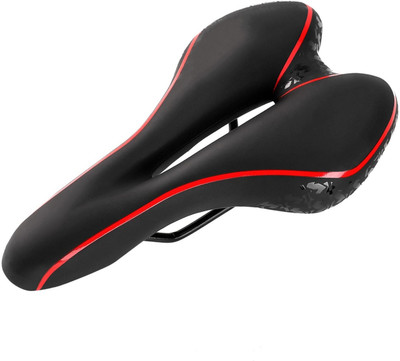 Xezon Bicycle Comfort Seat New Design MTB Mountain Road Bicycle Comfortable Seat Saddle(Black)