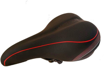 impetus Complete Bicycle Seat 24-29 Inch Cycles Bottom Suspension MTB City Bikes Saddle(Black, Red)