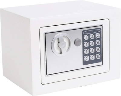 GOBBLER Digital Electronic Safe Locker/Box for Home and Office for Jewellery Money Valuables (Light Grey) [GS170L] Safe Locker(Keypad)