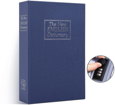 Betlex Book Safe with Combination Lock, Dictionary Diversion Book Saf Safe Locker(Keypad)