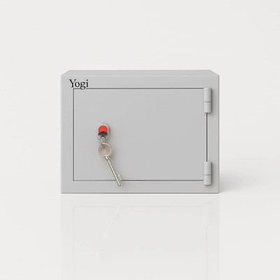 MAXSERA LIGHT GREY MIJAGRA SAFE LOCKER Safe Locker(Key Lock)