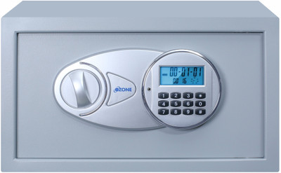 OZONE Cabinet for Home & Office with 2-way Access | (Grey, 9.2 Ltrs.) Safe Locker(Digital)
