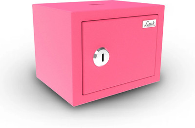 Link Smart Safe Locker for Home | Gullak Safe| 2 Litres Safe Locker(Key Lock)