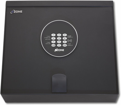OZONE Cabinet Safe Locker for Home & Office with 2-way Access | (Black, 10 Ltrs.) Safe Locker(Digital)