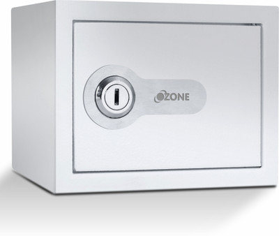 OZONE 2 Ltrs Money Bank Safe Locker for Kids & Adults | White Safe Locker(Key Lock)