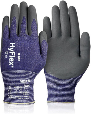 Ansell 11561 Nitrile  Safety Gloves(Pack of 1)