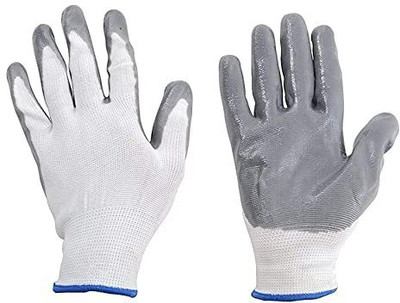 Themujtaba Nylon Safety Gloves, Anti Cut, Resistance, Industrial, Domestic Hand Gloves Nylon  Safety Gloves(Pack of 10)