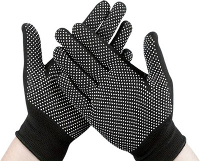 GJSHOP Breathable Work Gloves with Non-Slip Grip for Maximum Protection Polyester  Safety Gloves(Pack of 1)