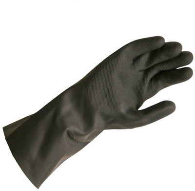 DIY Crafts New Safety Repairing Works Cleanness Neoprene Large Long Cuff Gloves Rubber  Safety Gloves(Pack of 1)