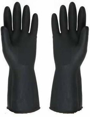 Padchaaya Chemical Resistant Gloves, Protective Safety Work Industrial Rubber Gloves Rubber  Safety Gloves(Pack of 2)