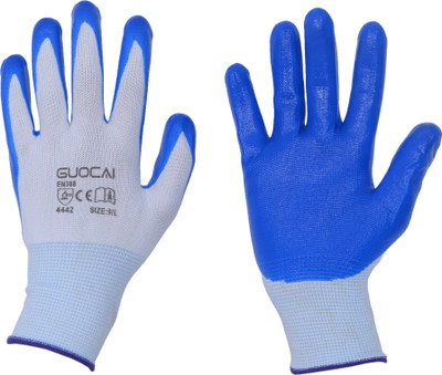 ZH LOCKUP 8005 Nylon  Safety Gloves(Pack of 2)