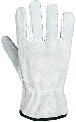Ozswell Split And Chrome Drivers Gloves for Industrial Mechanical welding Leather  Safety Gloves(Pack of 1)