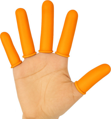 Donizard Anti-Static ESD Disposable Latex Finger Cots,Safe Rubber Fingertips Latex  Safety Gloves(Pack of 144)