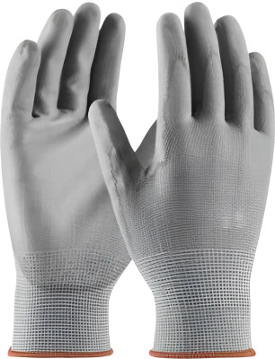 tick mark 1PairGrey Nylon Safety Gloves for Men & Women | Durable Work & Industrial Gloves Nylon  Safety Gloves(Pack of 2)
