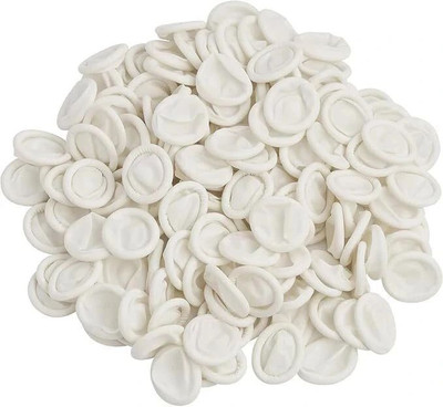 KRIKISH 144 Pieces ESD Finger Cots Latex  Safety Gloves(Pack of 144)