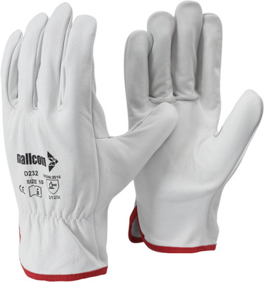 Mallcom D232 Natural grain Welder Safety Gloves (Pack of 1) Leather  Safety Gloves(Pack of 1)