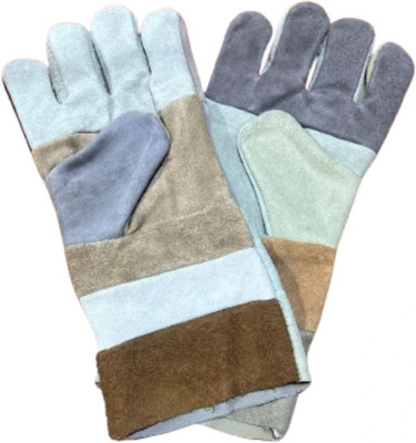 KulitRind Mgloves01 Leather  Safety Gloves(Pack of 2)