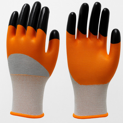 starkyte Cut Resistant Nitrile Safety Gloves | Superior Grip for Kitchen, Industrial Work Nitrile  Safety Gloves(Pack of 3)