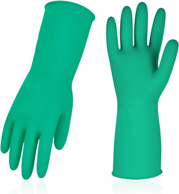 STYLERA 1 Pair Household Rubber Gloves for Cleaning | Natural Latex | Reusable Rubber  Safety Gloves(Pack of 1)