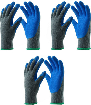 RBSOCK Industrial Hand Gloves Gardening Work ,Cut-resistant Working Gloves F5 Nylon  Safety Gloves(Pack of 3)