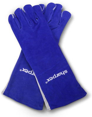 Sharpex Heavy Duty Leather Animal Handling Gloves Leather  Safety Gloves(Pack of 1)