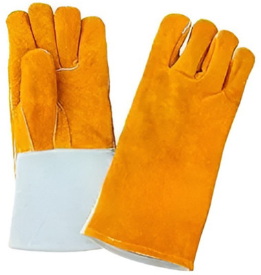 Donizard Heavy Duty Premium Leather Welding Durable Heat Resistant Leather  Safety Gloves(Pack of 2)