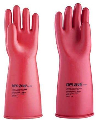 SAVIOUR Performing Ppe FG-ES-SV-HN-000244 Rubber  Safety Gloves(Pack of 1)