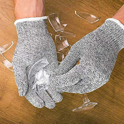 vedvit Hand Safety for Cutting, Chopping, Fish Fillet, Slicing Breathable 1 Pair Nylon  Safety Gloves(Pack of 2)