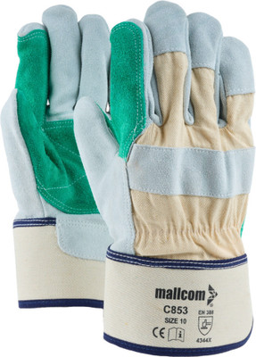 Mallcom C853 Natural grain Canadian Safety Gloves (Pack of 1) Leather, Rubber  Safety Gloves(Pack of 1)