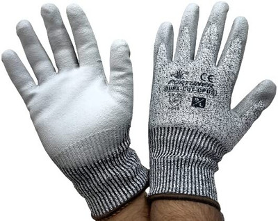 fortuner Cut Resistant , Level 5 Protection, Multipurpose PU Nylon  Safety Gloves(Pack of 1)