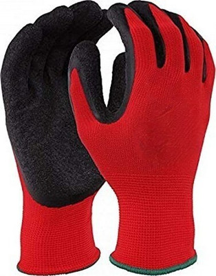 RBSOCK Latex Coated Firm Grip Industrial Safety Work Cut Resistant Gloves BN-8 Nylon  Safety Gloves(Pack of 1)