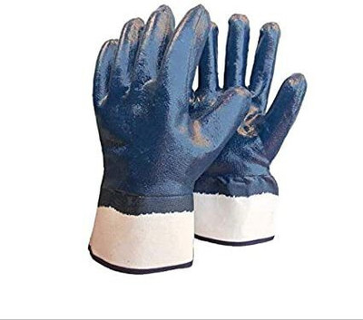 ETSHandPro Nitrile Coated Multipurpose, Heavy duty anti cut gloves for Industrial Use Nylon  Safety Gloves(Pack of 1)