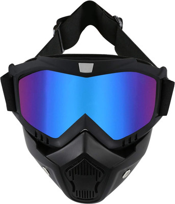 Pixel Brew Shield your face from UV rays, wind, and dirt with our high-quality goggle mask Mask Anti Scratch UV Protective Face & Eyewear Power Tool  Safety Goggle(Free-size)