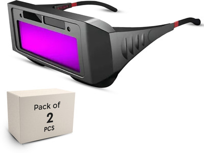 Robustt Auto Darkening Welding Safety Goggles - Pack of 2 Adjustable Welding  Safety Goggle(Free-size)