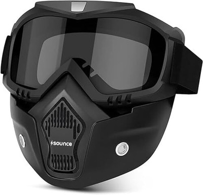 geutejj Goggle Mask Anti Scratch UV Protective Open Face Motorcycle Goggles Power Tool  Safety Goggle(M)