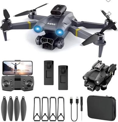 Ezerio M3 Drone With 4K Camera Wifi-FPV 1080P HD-Dual Foldable RC-Drone Drone