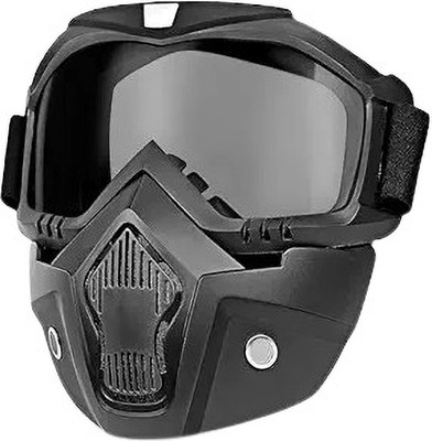 Trendsetters Motorcycle Face Mask Shield Goggles Off Road Motocross Motorcycle Goggles Blowtorch  Safety Goggle(Free-size)