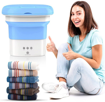 TEZZ Lightweight Mini Laundry Solution for Tight Spaces Washing Machine Door Hinge