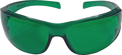 VAHISSH LIFE INC GREEN Safety Sunglass Oval for Adult Safety Goggles Driving,Eye Protection Blowtorch, Laboratory, Power Tool, Welding  Safety Goggle(Free-size)