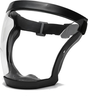 valsheri Face Shield Upgraded Impact & Wind Resistant Cycling Transparent Protection Mask Face Shield Cycling helmet Mask Transparent Protection for Outdoor & Blowtorch  Safety Goggle(Free-size)