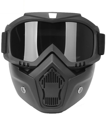 Olsic Bike Scoter Motorcycle Protective Goggles Face Shield Mask Anti Scratch UV/ Protective Face & Eyewear Windproof Dirt Shield with Soft Foam Bike Off Road Blowtorch  Safety Goggle(Free-size)